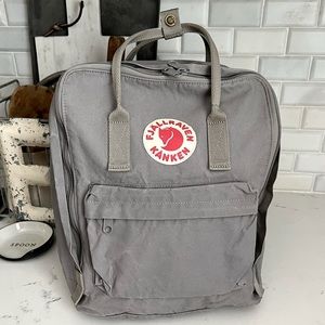 Fjallraven Kanken. Fog gray, classic backpack. Gently used, washed once.